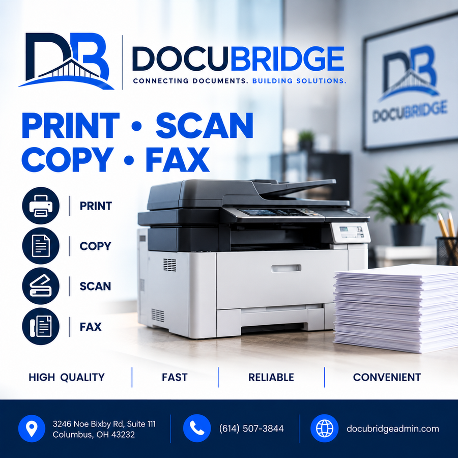 Servicios de fax en Columbus, OH | DocuBridge