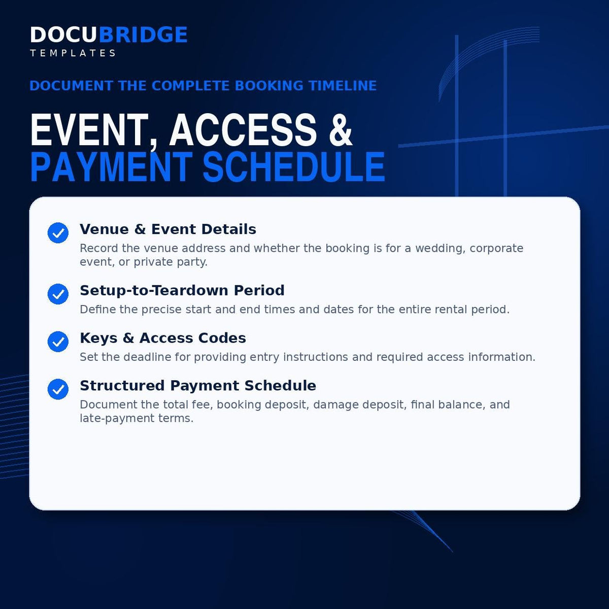 Venue Hire Agreement Template | Event Space Rental Contract (PDF Download)