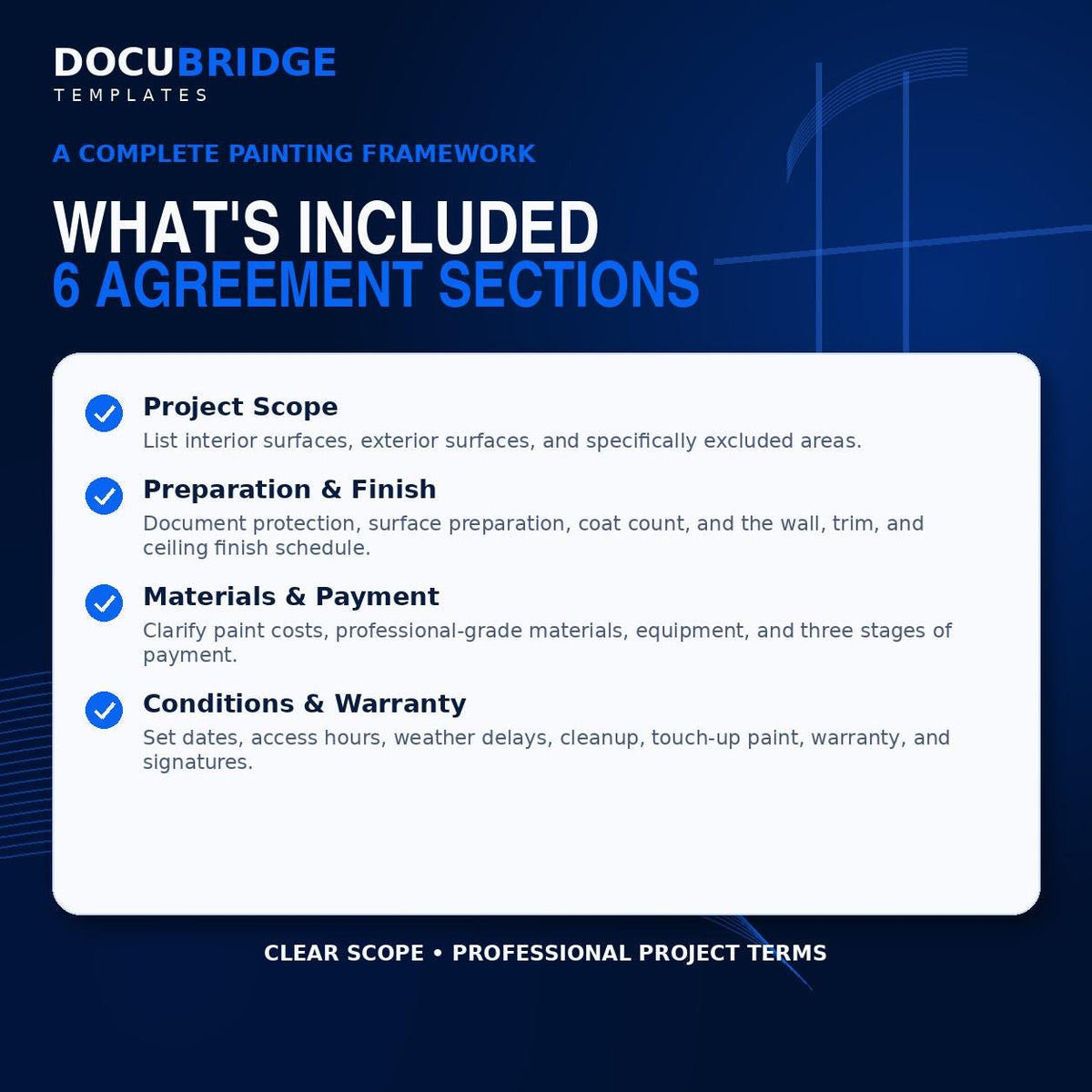 Painting Services Agreement Template | Painter Contract (Digital Download)
