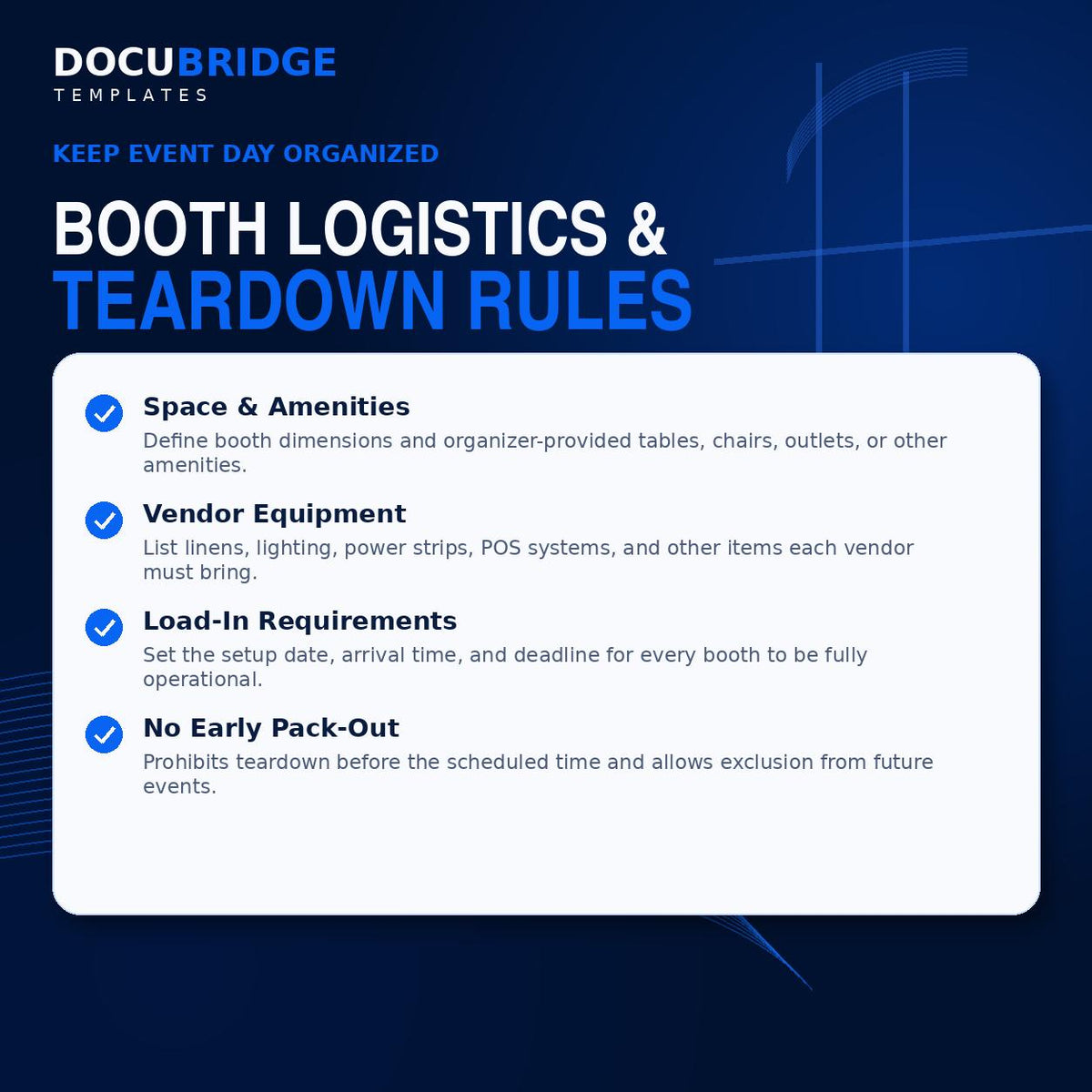 Pop-Up Event Vendor Agreement Template | Market Organizer Contract (Printable Download