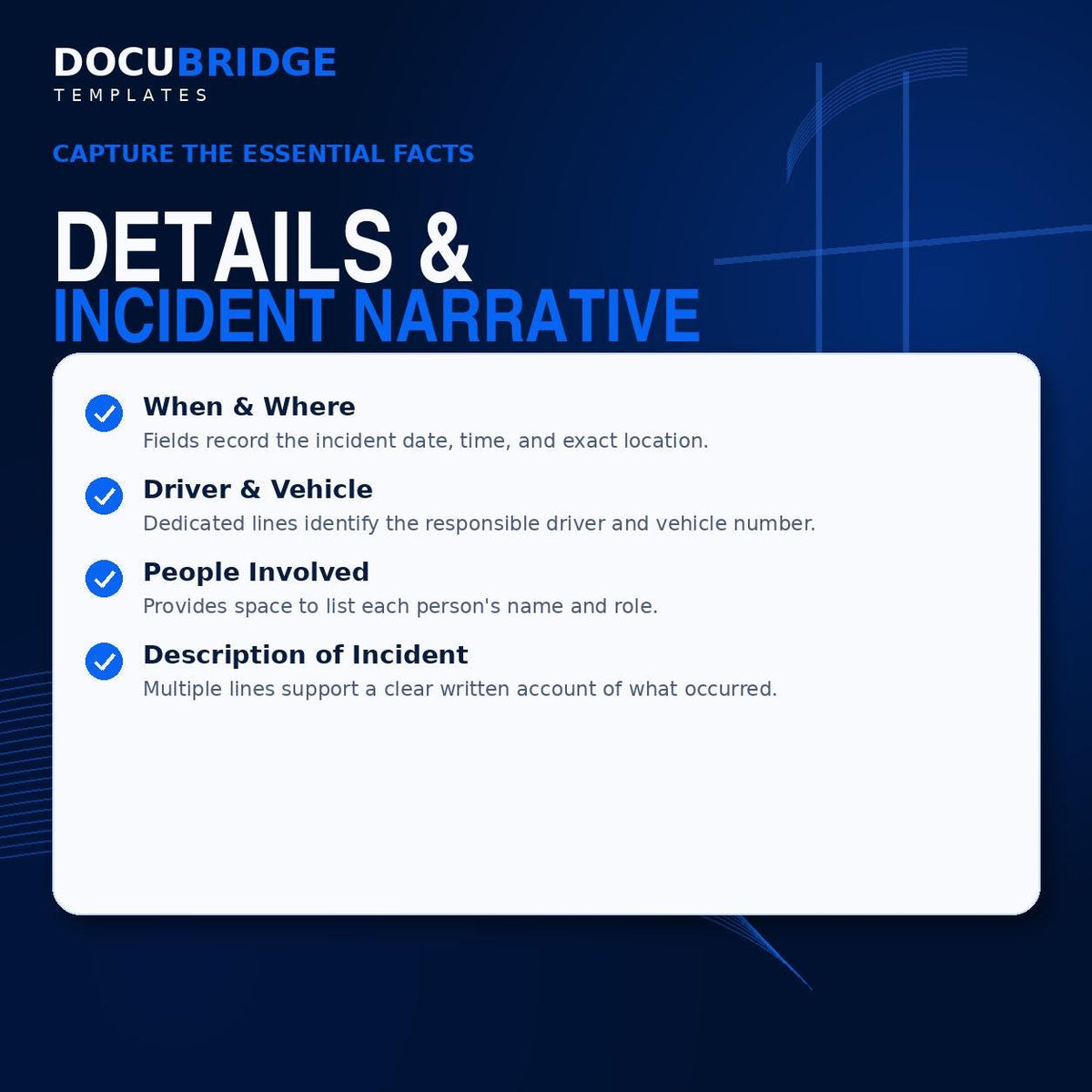 NEMT Incident Report Form & Procedure Template | Printable PDF for Medical Transport Safety Compliance