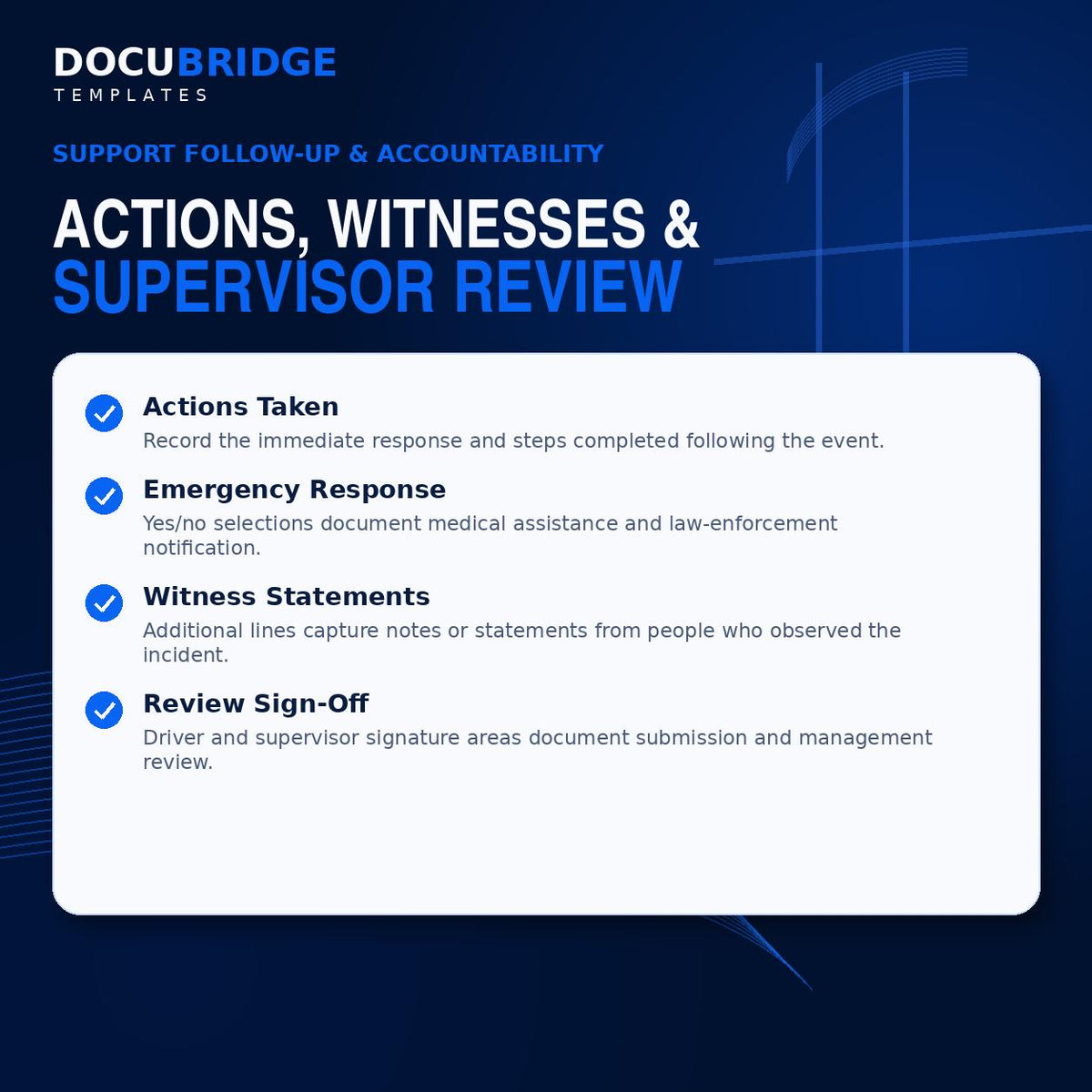 NEMT Incident Report Form & Procedure Template | Printable PDF for Medical Transport Safety Compliance