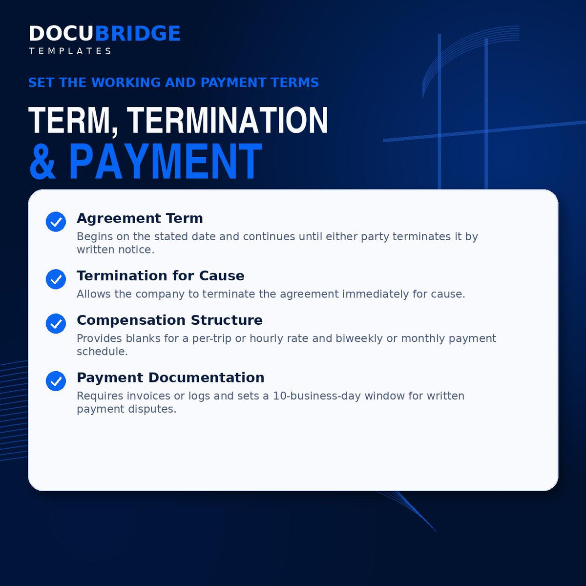 NEMT Independent Contractor Agreement Template | Printable PDF for Medical Transport Driver Contracts