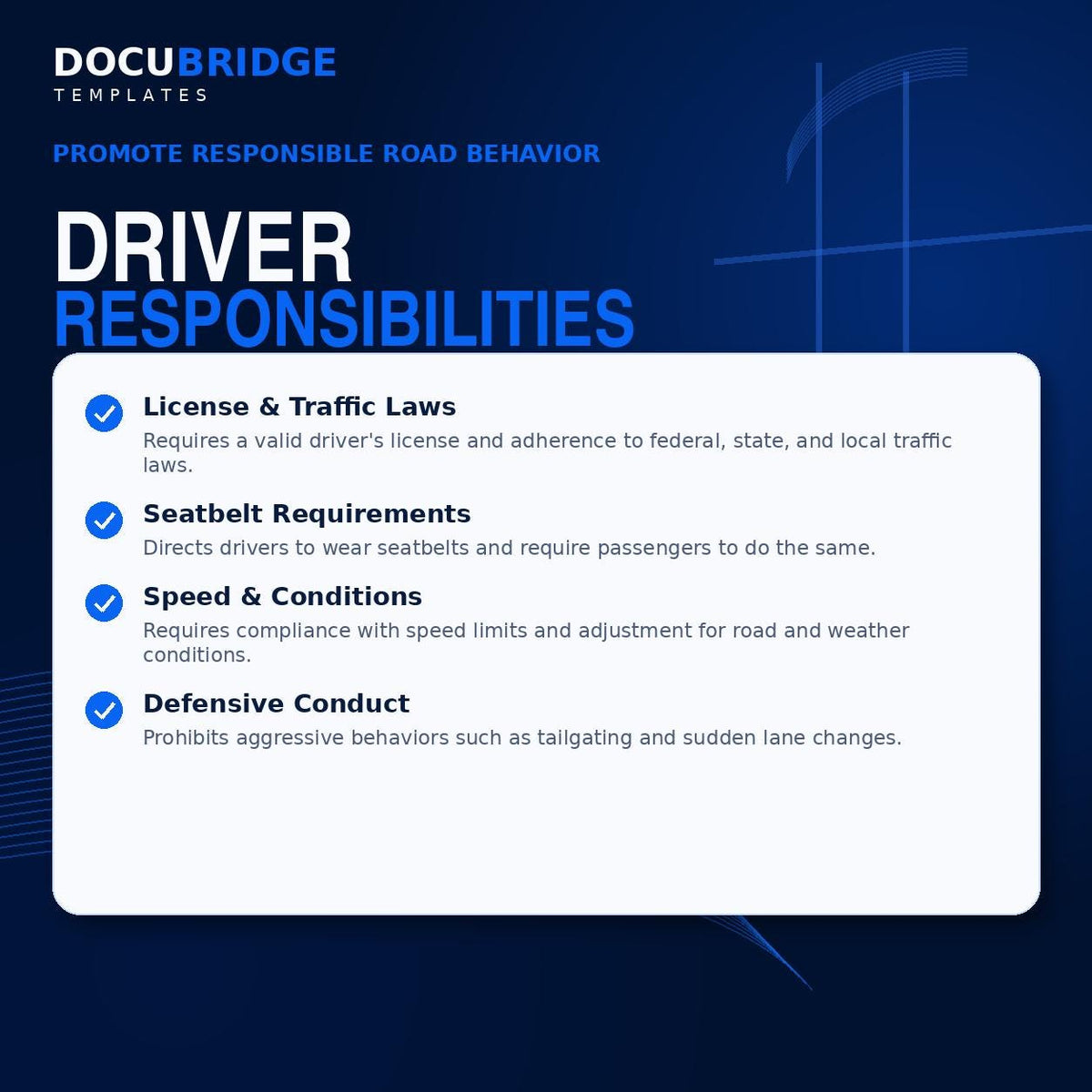 NEMT Safe Driving Policy Template – Driver Safety Policy for Non-Emergency Medical Transportation