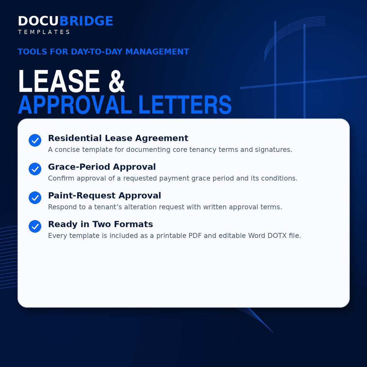 Landlord Rental Forms Bundle – 15+ Tenant Screening, Lease & Property Management Templates