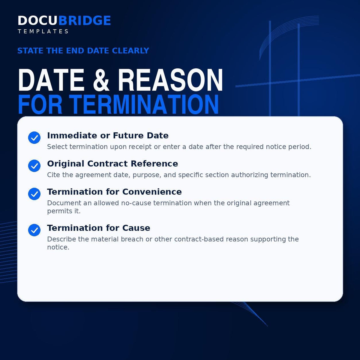 Contract Termination Letter Template | Notice of Cancellation (Digital Download)