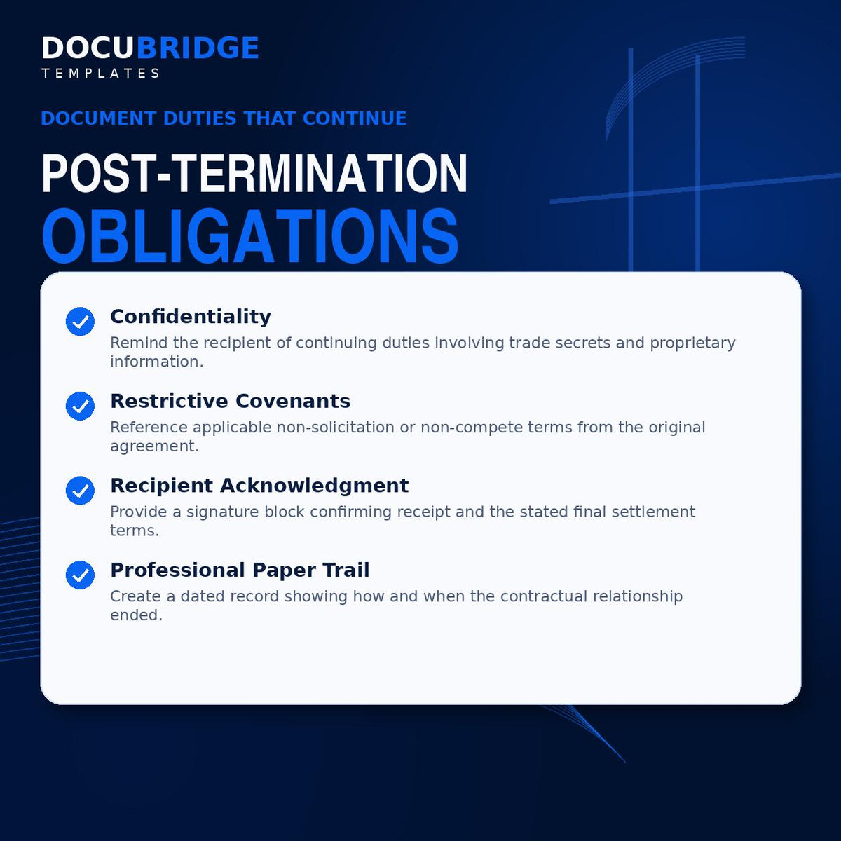 Contract Termination Letter Template | Notice of Cancellation (Digital Download)