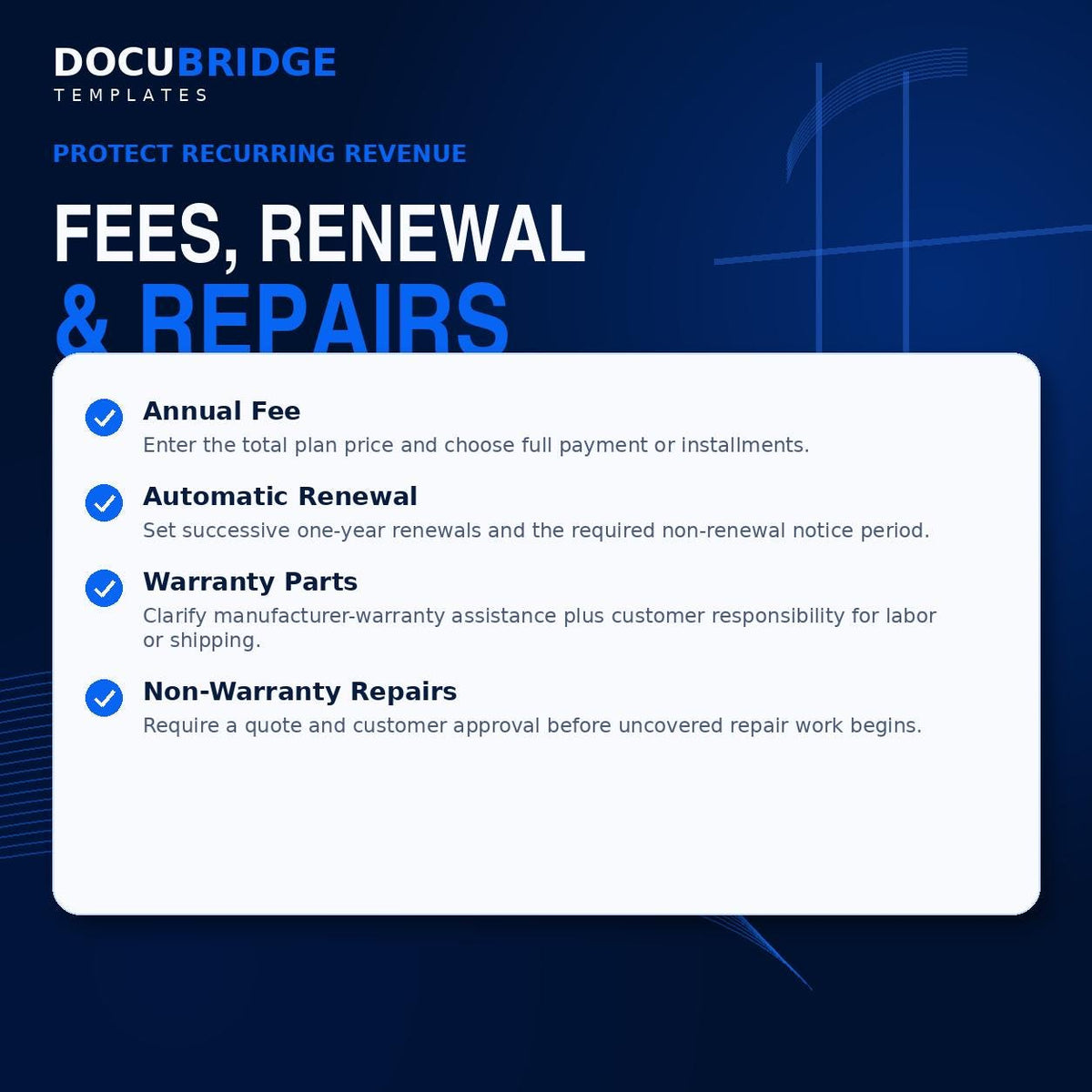 HVAC Preventative Maintenance Agreement Template – Heating & Cooling Service Contract for HVAC Contractors