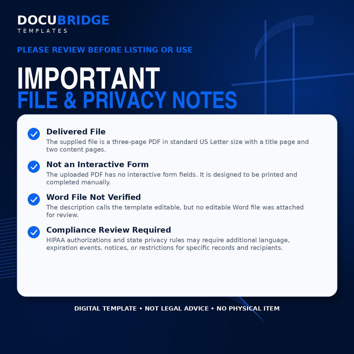Authorization to Release Information Form – Home Care HIPAA Release, PHI Disclosure & Medical Records Authorization | PDF and Word