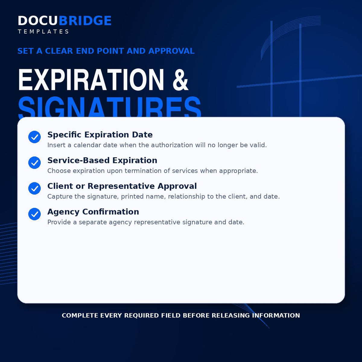 Authorization to Release Information Form – Home Care HIPAA Release, PHI Disclosure & Medical Records Authorization | PDF and Word