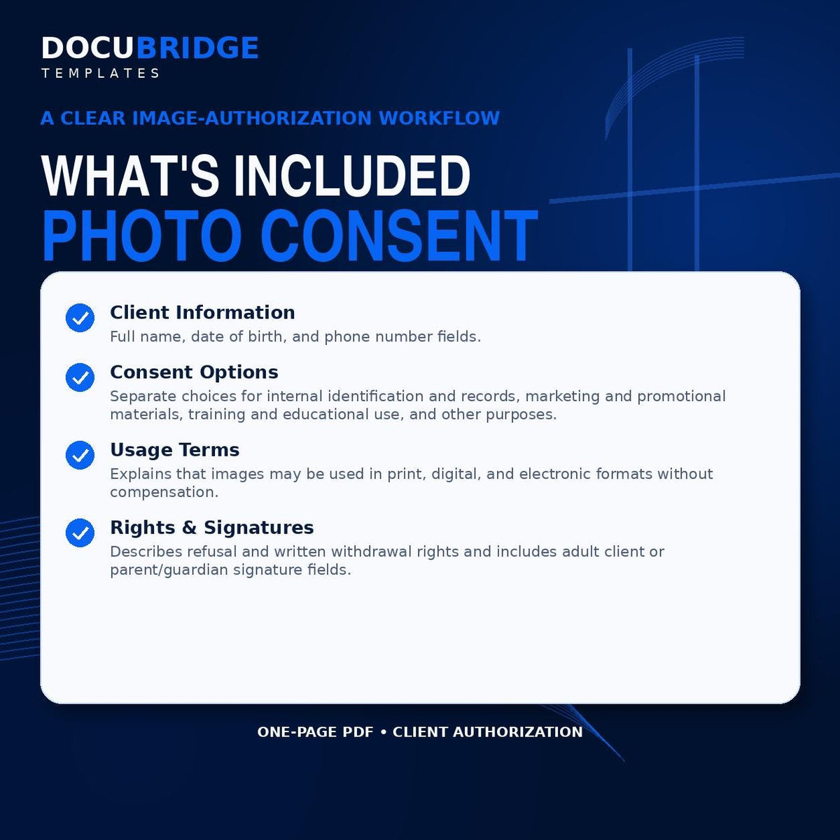 NEMT Photo Consent Form Template – Client Image Release, Marketing Authorization & Photography Permission | PDF and Word