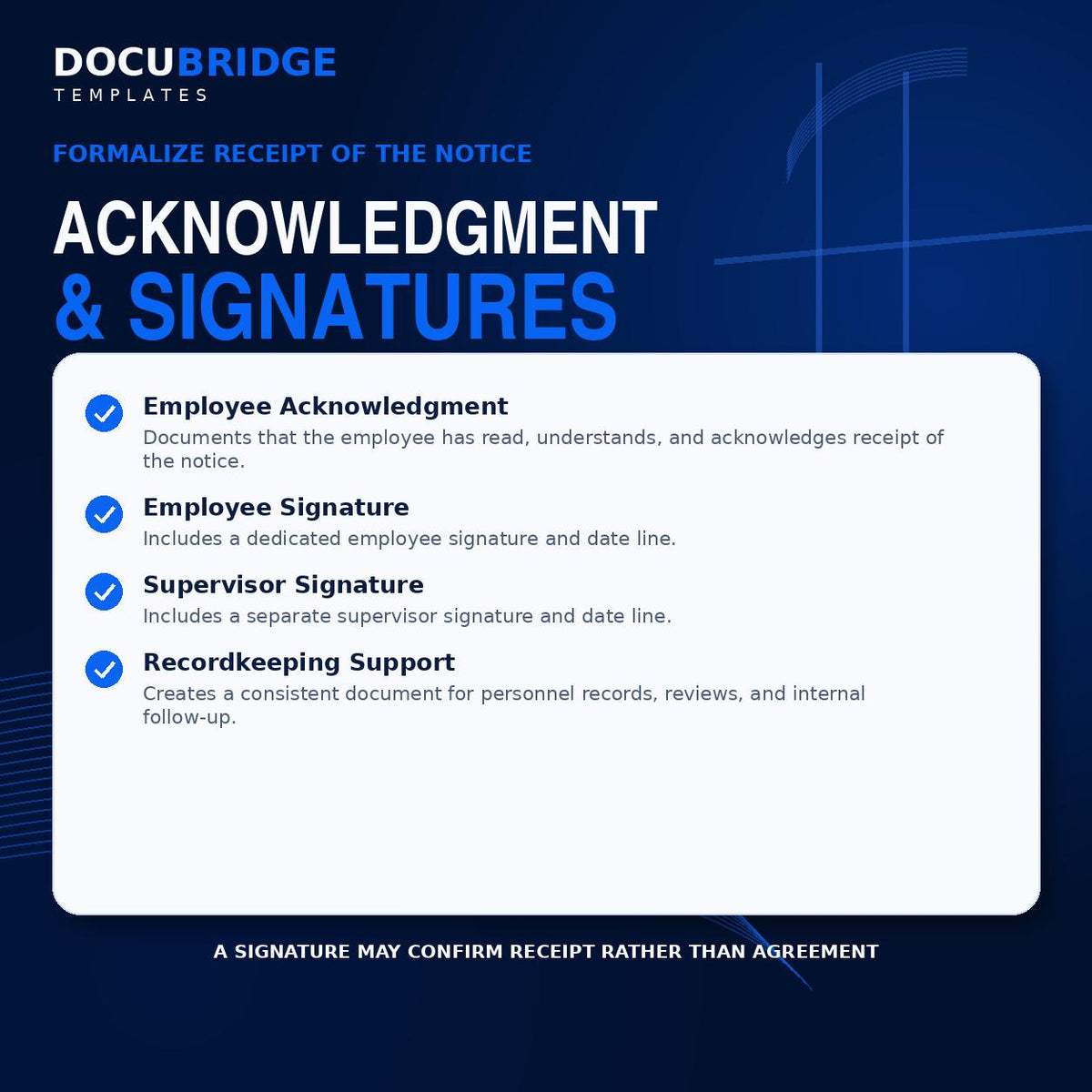 Employee Disciplinary Notice Form – Written Warning, Corrective Action & Employee Violation HR Template | PDF and Word