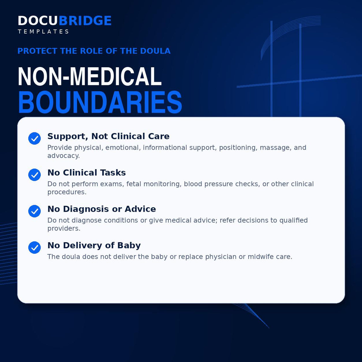 Doula Services Agreement Template – Birth Doula Contract, Prenatal & Labor Support, Fees, On-Call, Backup Doula | PDF and Word