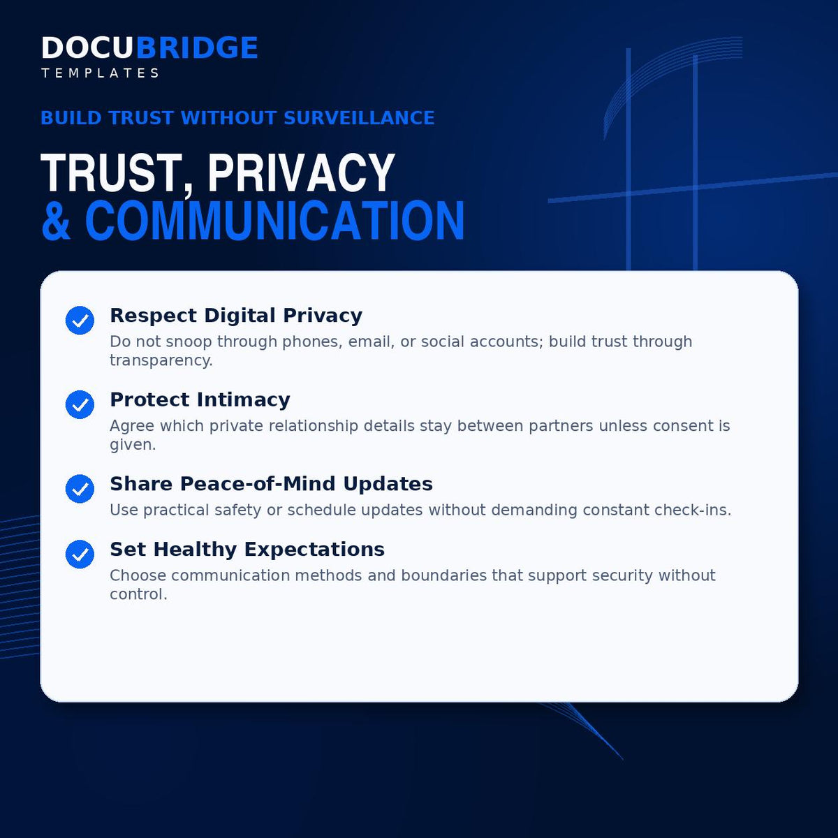 Monogamy Agreement Template – Couples Relationship Boundaries, Fidelity, Trust, Privacy & Communication Agreement | PDF and Word