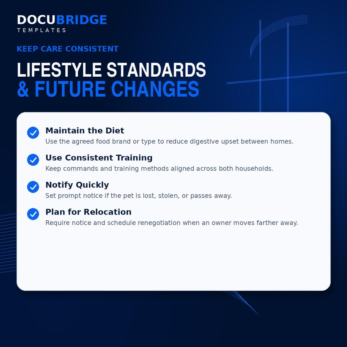 Pet Custody Agreement Template – Pet Co-Parenting, Visitation Schedule, Shared Expenses & Veterinary Care | PDF and Word
