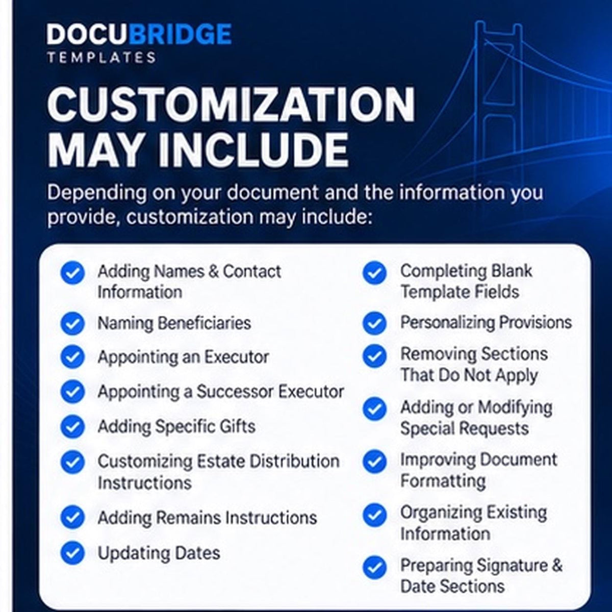 Simple Last Will & Testament Customization Service | Personalized Will Document Preparation | Estate Planning Will Editing and Formatting