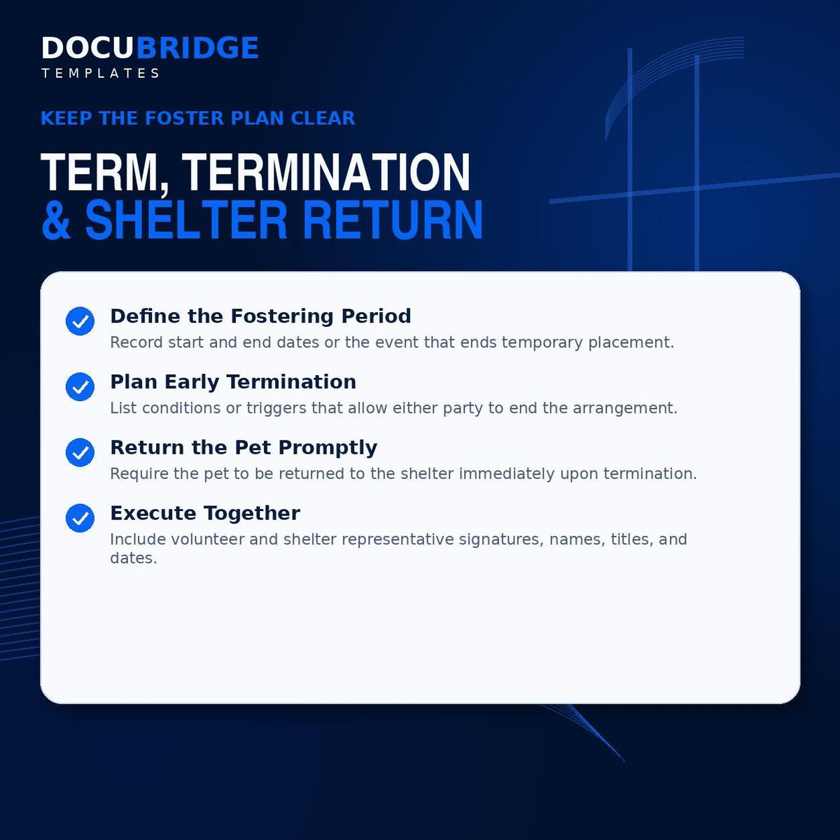 Pet Fostering Agreement Template | Animal Rescue Foster Contract | Shelter Volunteer Agreement | Pet Care, Veterinary, Liability Form