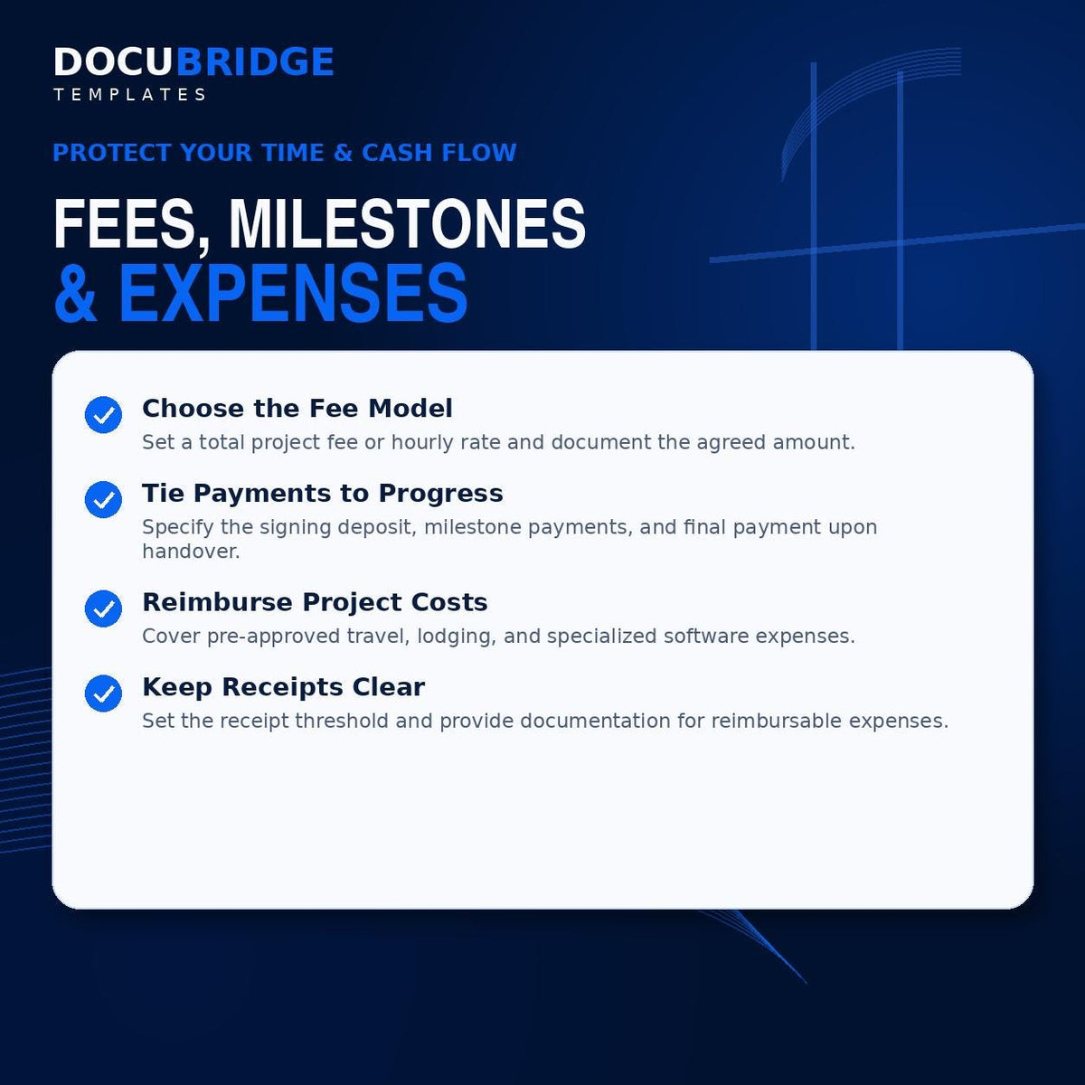 Project Management Consulting Agreement Template | Project Manager Contract | Scope of Work, Milestones & Change Order | PDF and Word