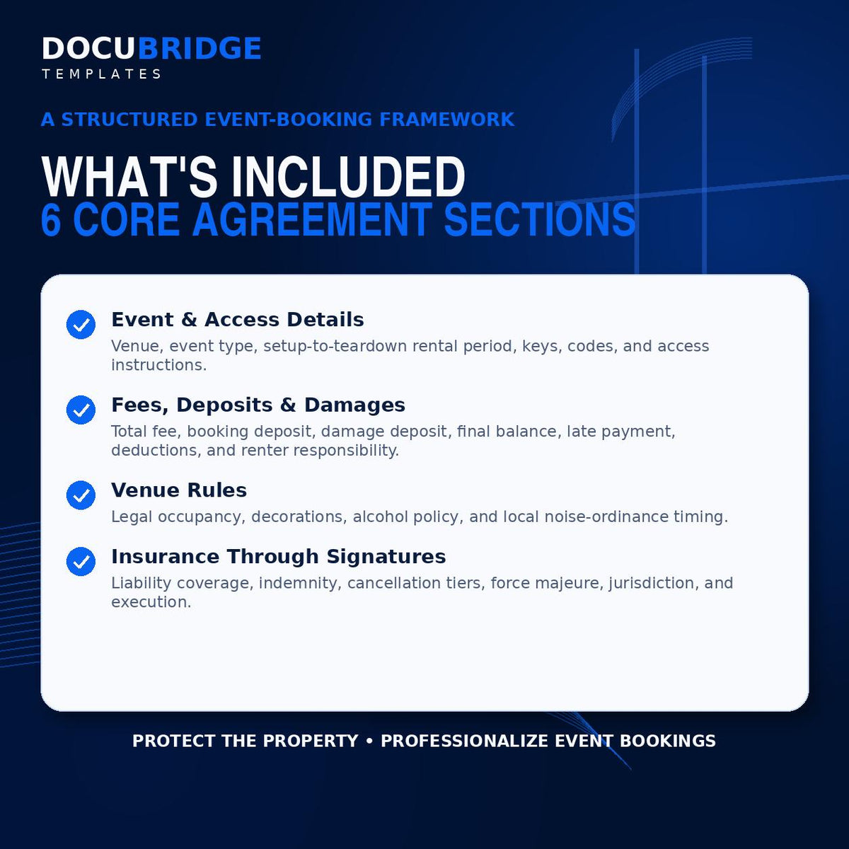 Venue Hire Agreement Template | Event Space Rental Contract (PDF Download)