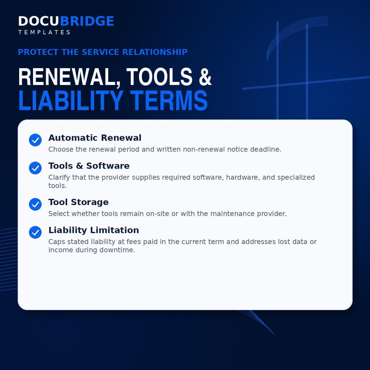 Equipment Maintenance Agreement Template | Service Level Agreement (SLA) (Digital Download)