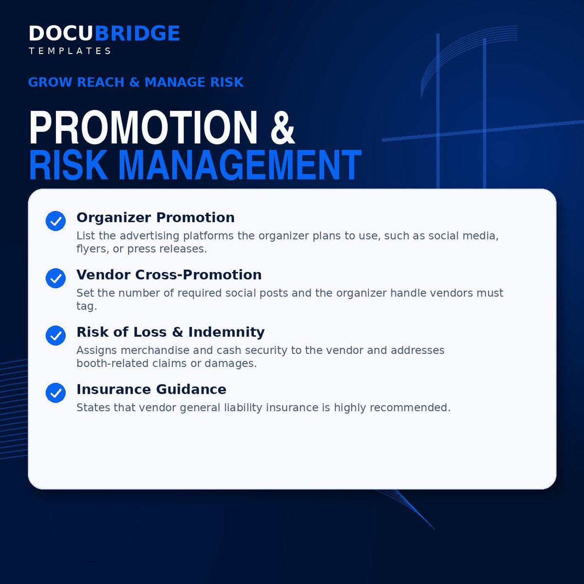 Pop-Up Event Vendor Agreement Template | Market Organizer Contract (Printable Download