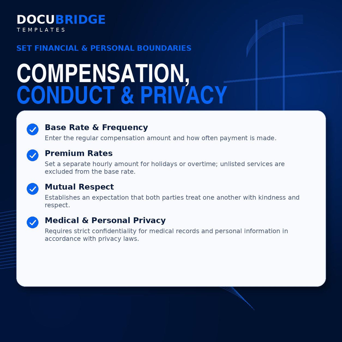 Home Healthcare Agreement Template | Caregiver Contract (PDF/Word Document)
