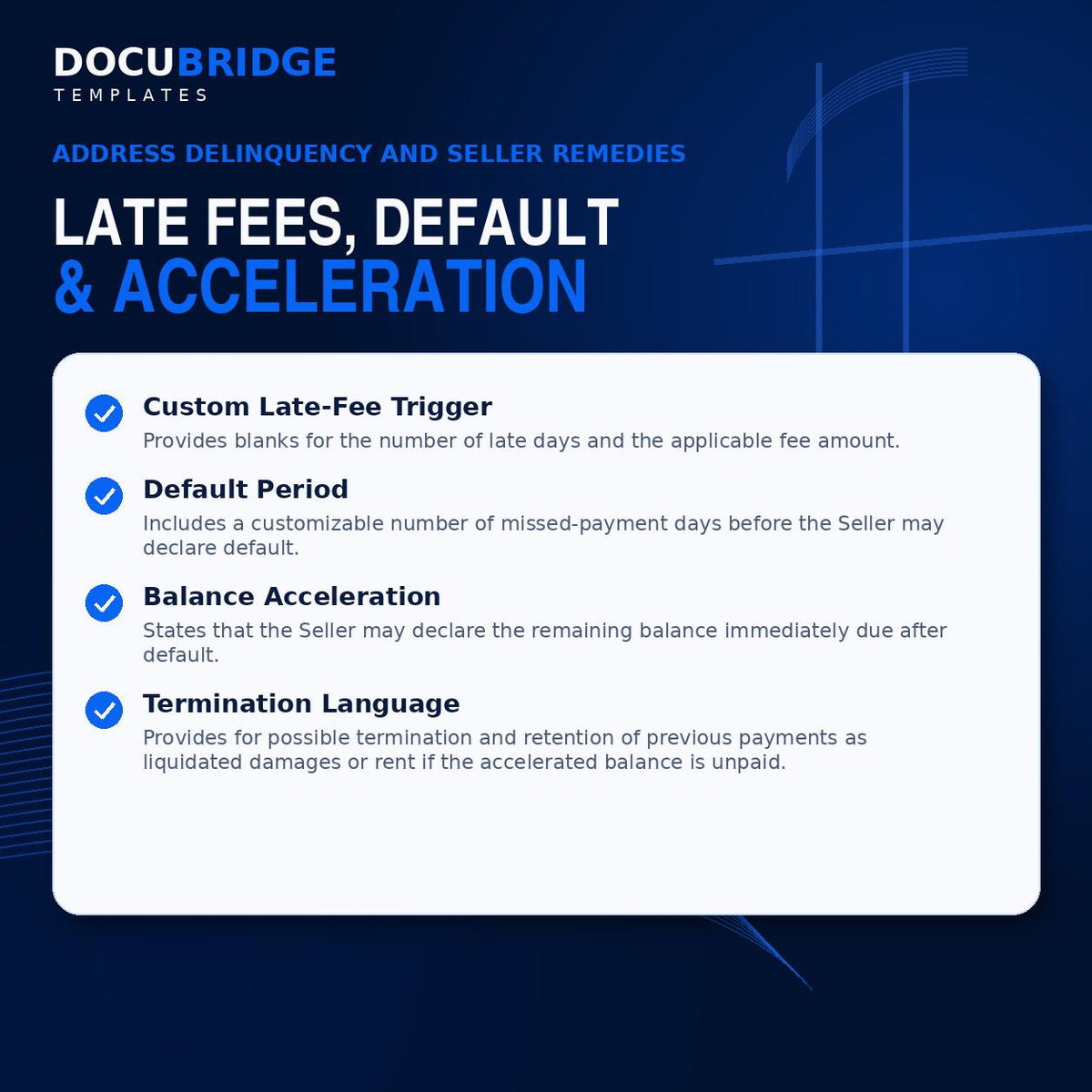 Land Contract Template | Owner Financing Agreement | Seller Financing Real Estate Contract | Word & PDF