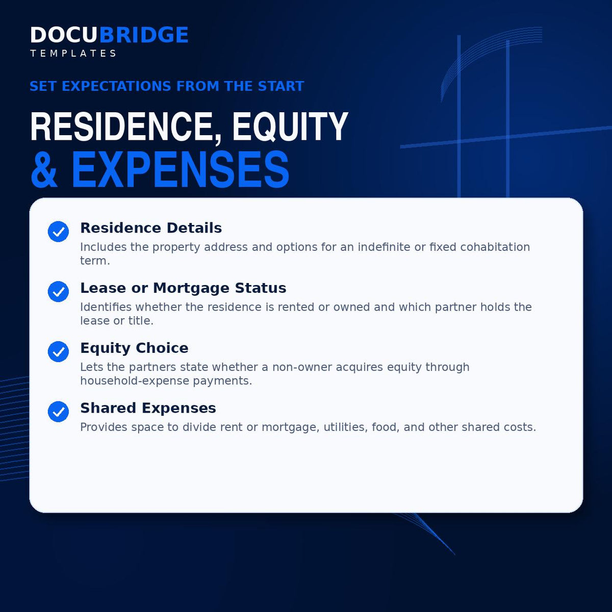 Cohabitation Agreement Template | Living Together Contract (PDF)