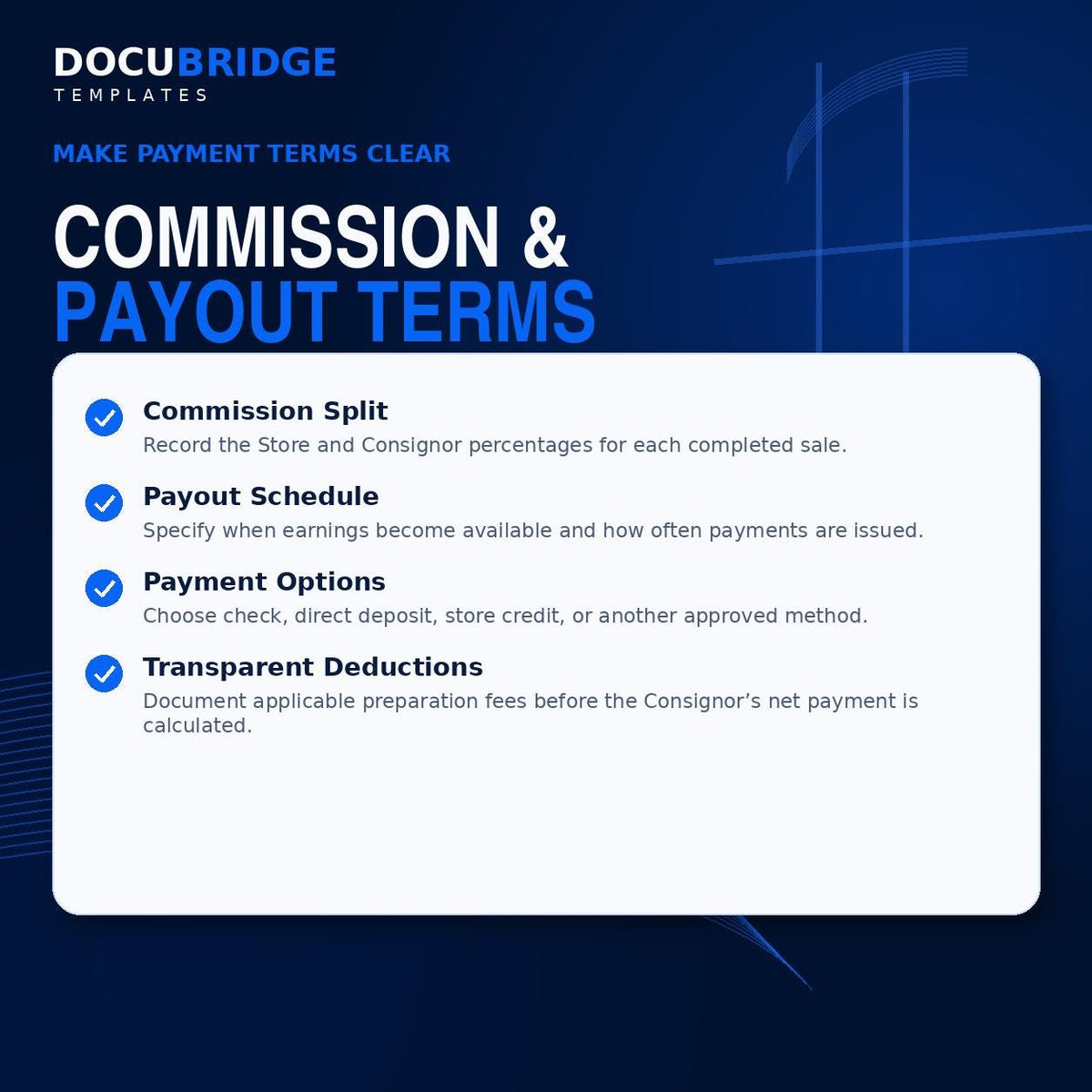 Clothing Consignment Agreement Template – Boutique Resale Contract for Consignment Shops & Clothing Stores