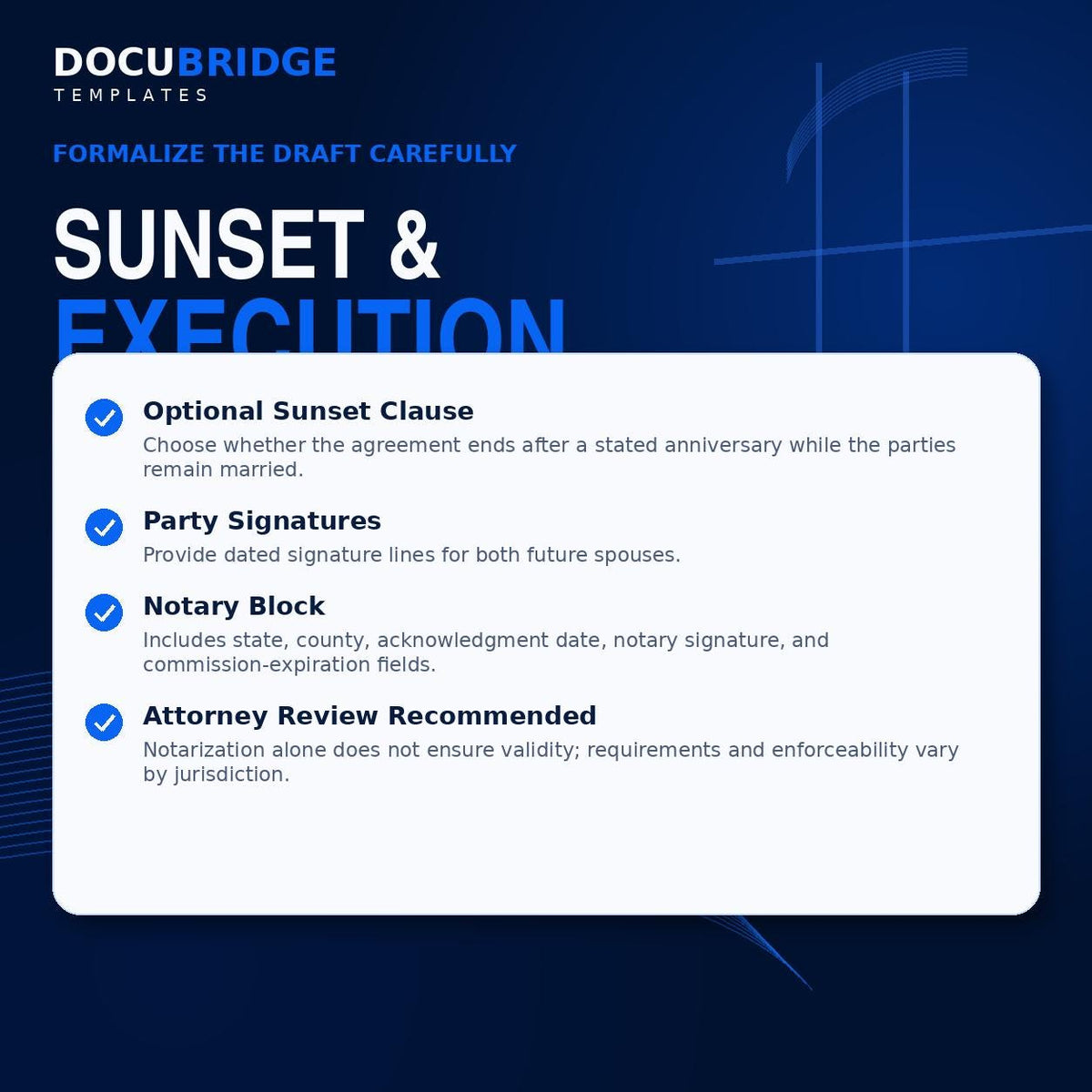 Premarital Agreement Template | Professional Prenuptial Agreement | Prenup Contract for Couples | Marriage Property & Asset Protection |