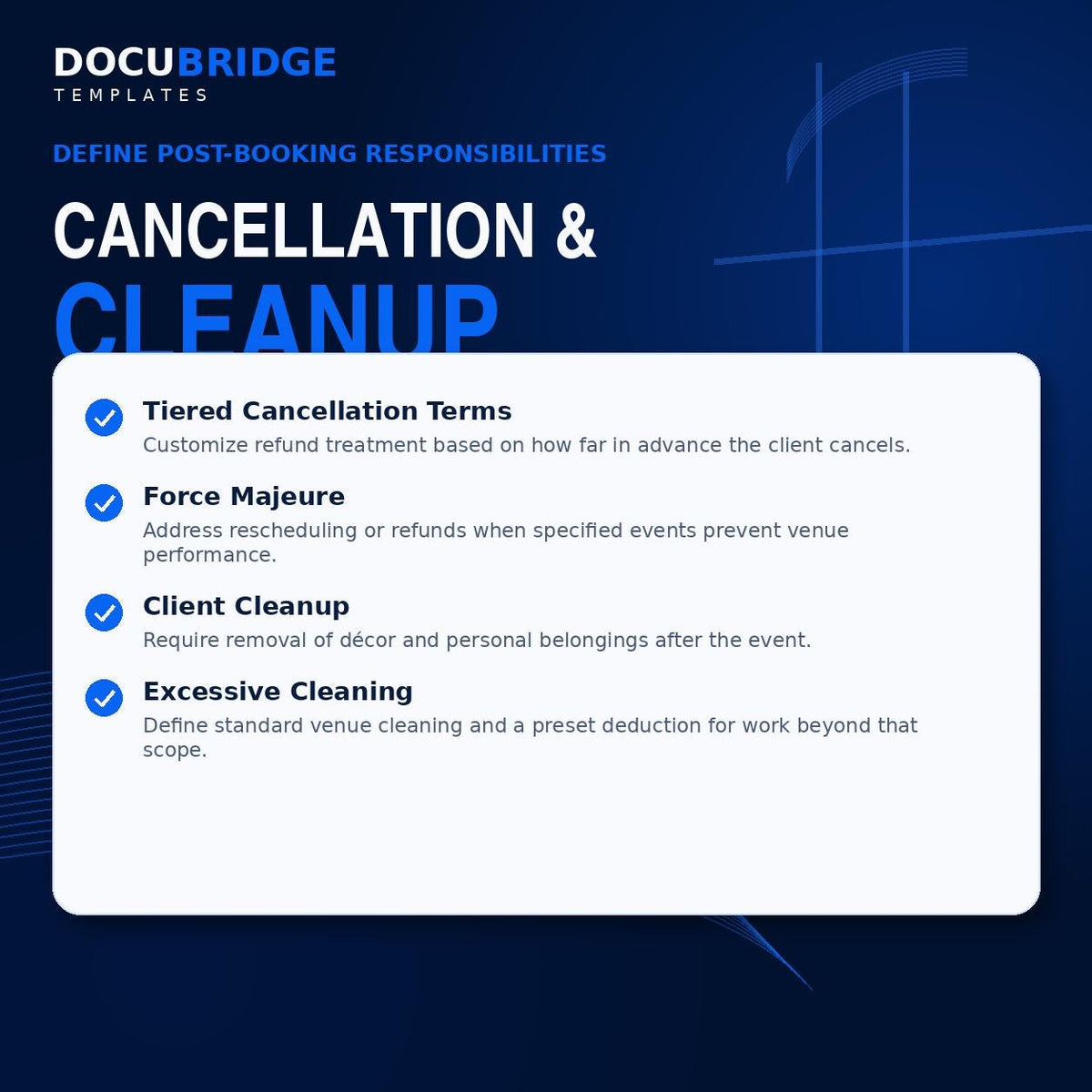 Wedding Venue Rental Agreement Template | Event Contract (PDF)
