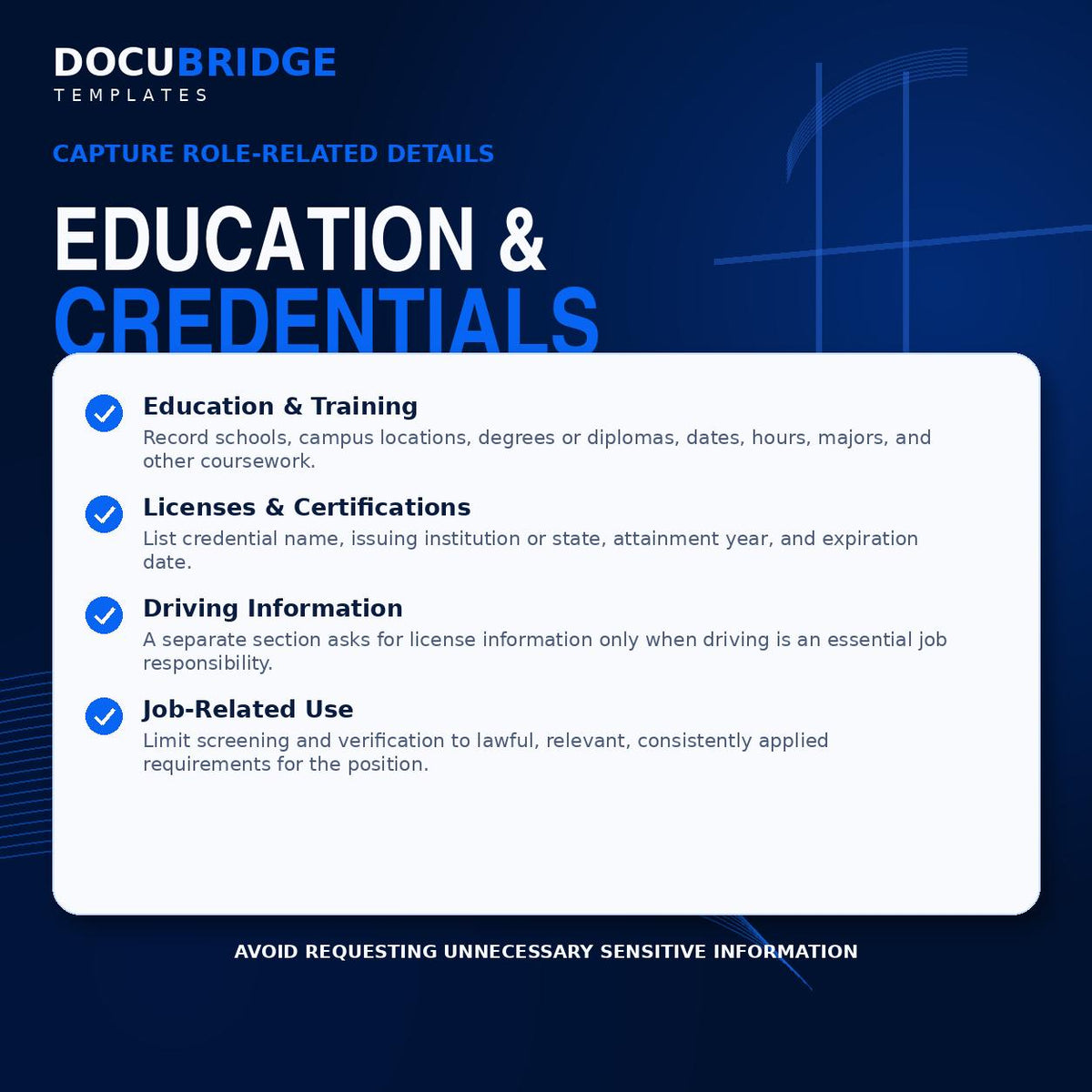 Professional Employment Application Form – Editable Job Application & Hiring Template for Small Business HR