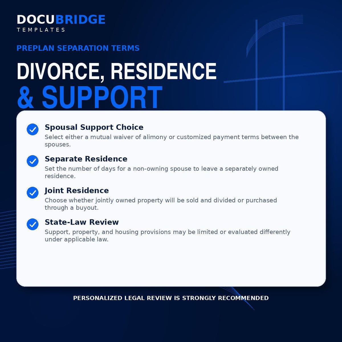 Prenuptial Agreement Template – Premarital Contract for Separate Property, Assets, Debts & Financial Planning | PDF and Word