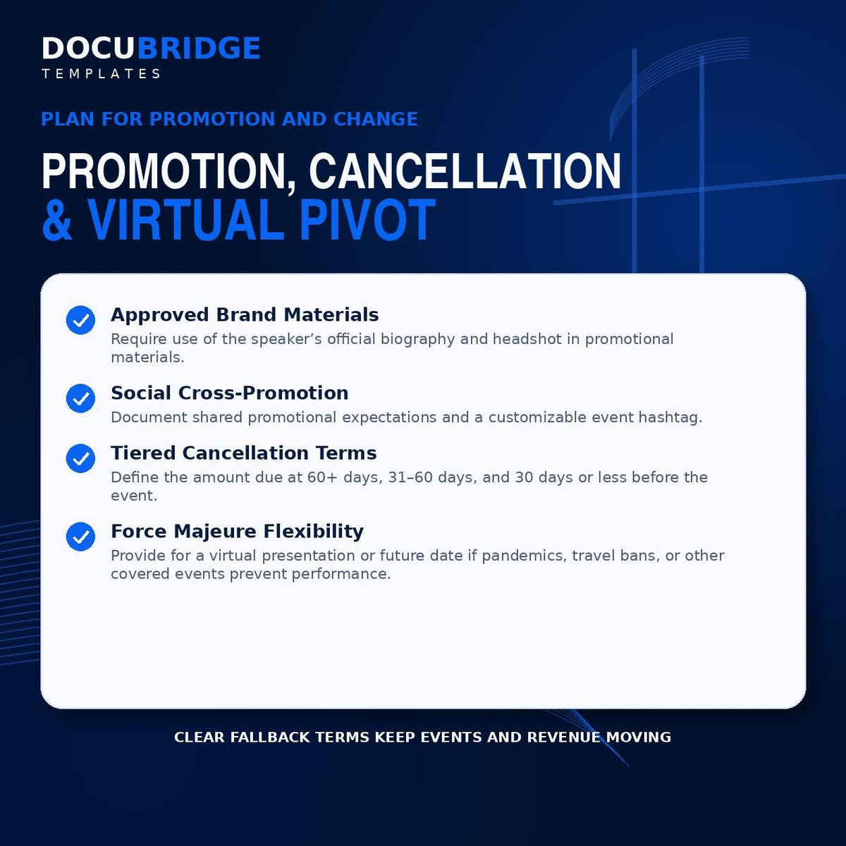 Speaker Engagement Agreement Template – Keynote Speaker Contract, Appearance Fee, Travel & Event Rider | PDF and Word