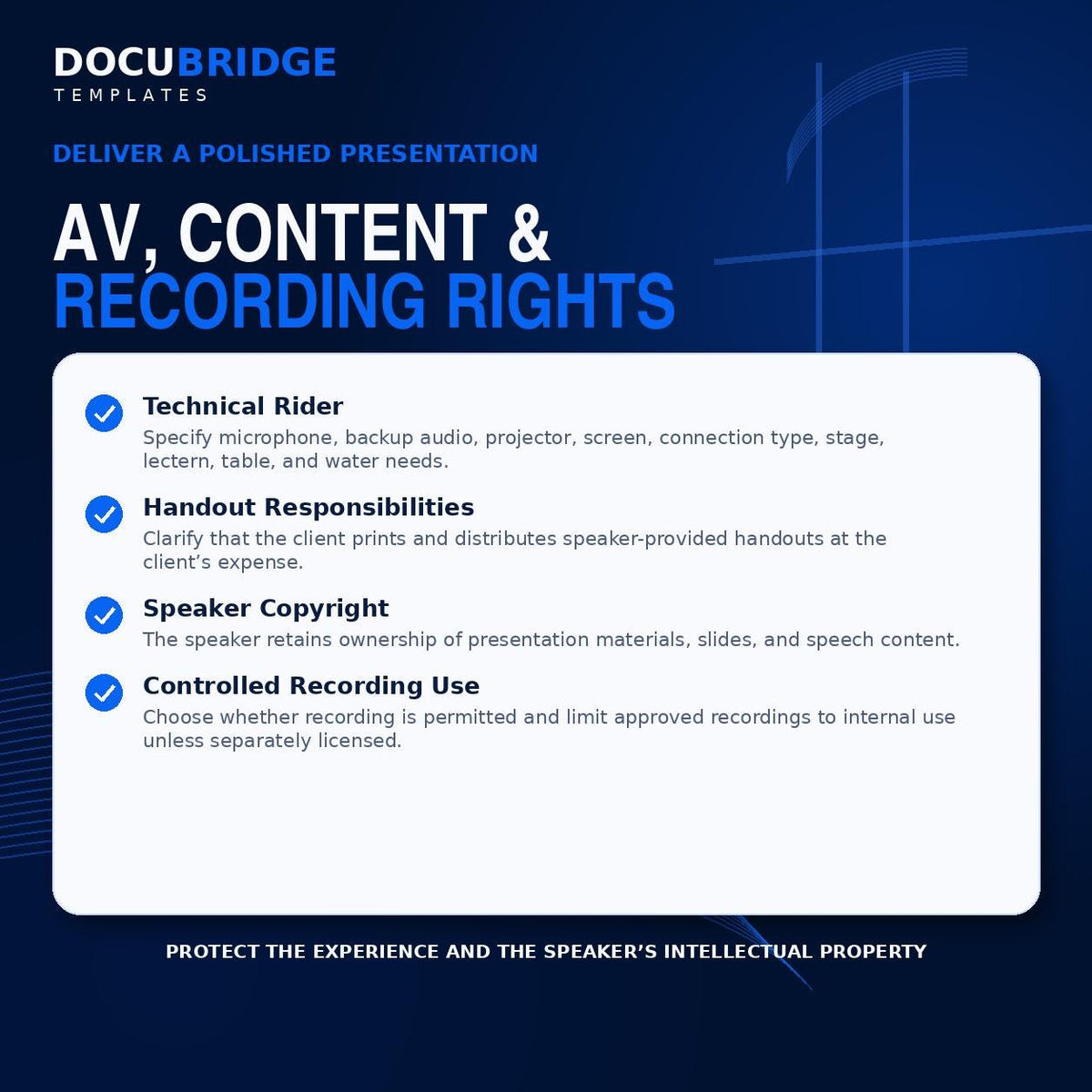Speaker Engagement Agreement Template – Keynote Speaker Contract, Appearance Fee, Travel & Event Rider | PDF and Word
