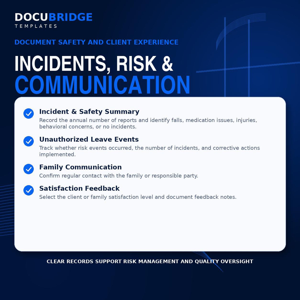 Home Care Annual Summary Log Template – Client Review, Caregiver Performance, Incident & Compliance Tracking | PDF and Word