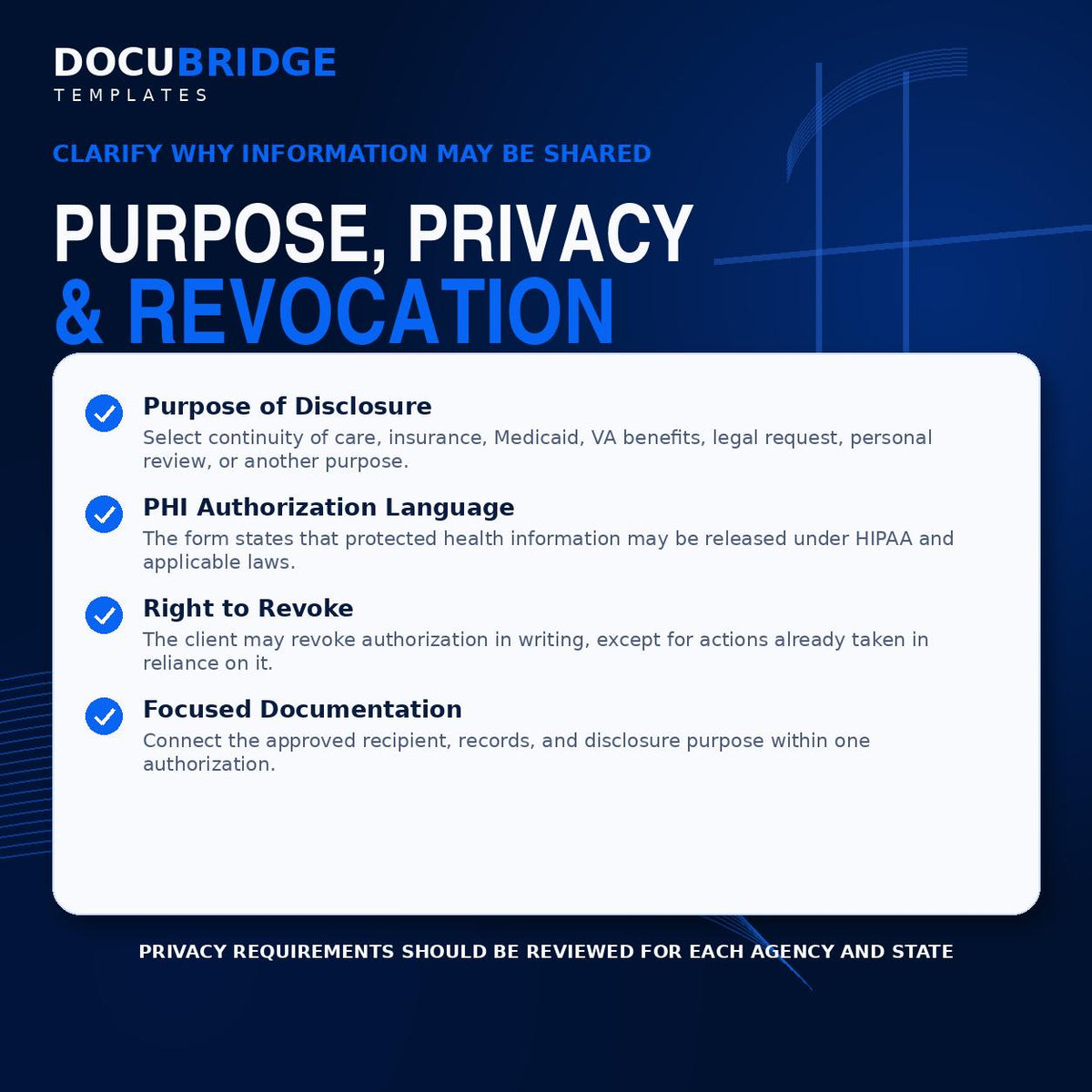 Authorization to Release Information Form – Home Care HIPAA Release, PHI Disclosure & Medical Records Authorization | PDF and Word