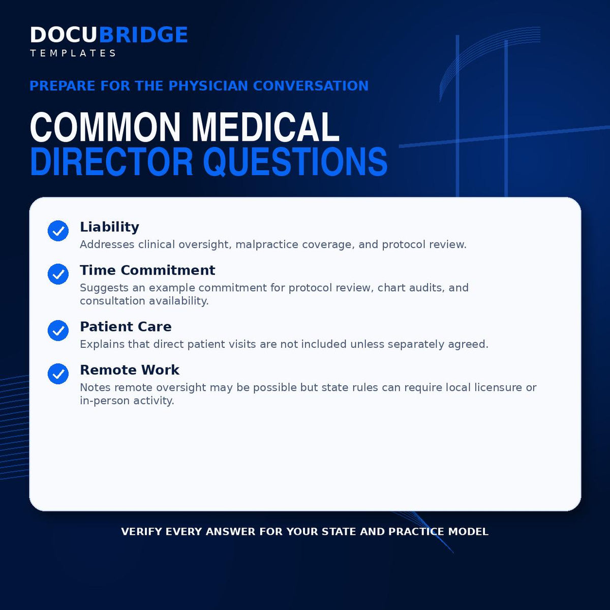 IV Hydration Medical Director Outreach Kit – Physician Outreach Scripts, Vetting Checklist & Agreement Template | PDF and Word