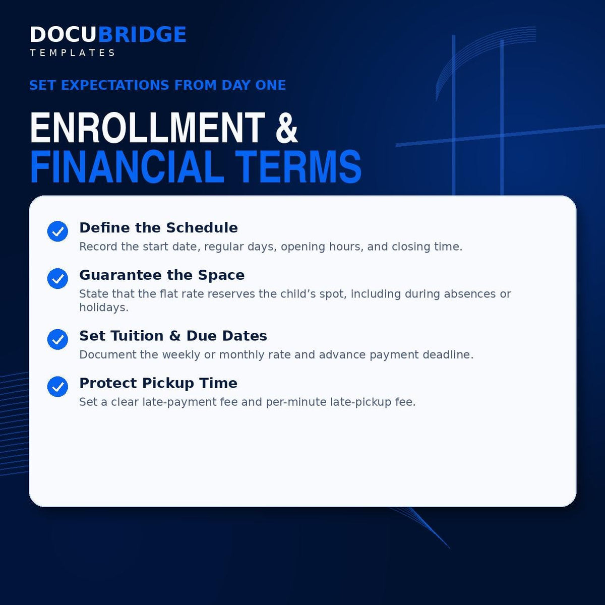 Child Daycare Service Agreement Template – Home Daycare Contract, Childcare Policies, Tuition, Parent Agreement | PDF and Word