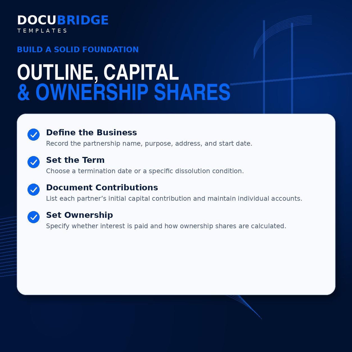 General Partnership Agreement Template – Business Partner Contract, Profit Sharing, Capital, Management & Dissolution | PDF and Word