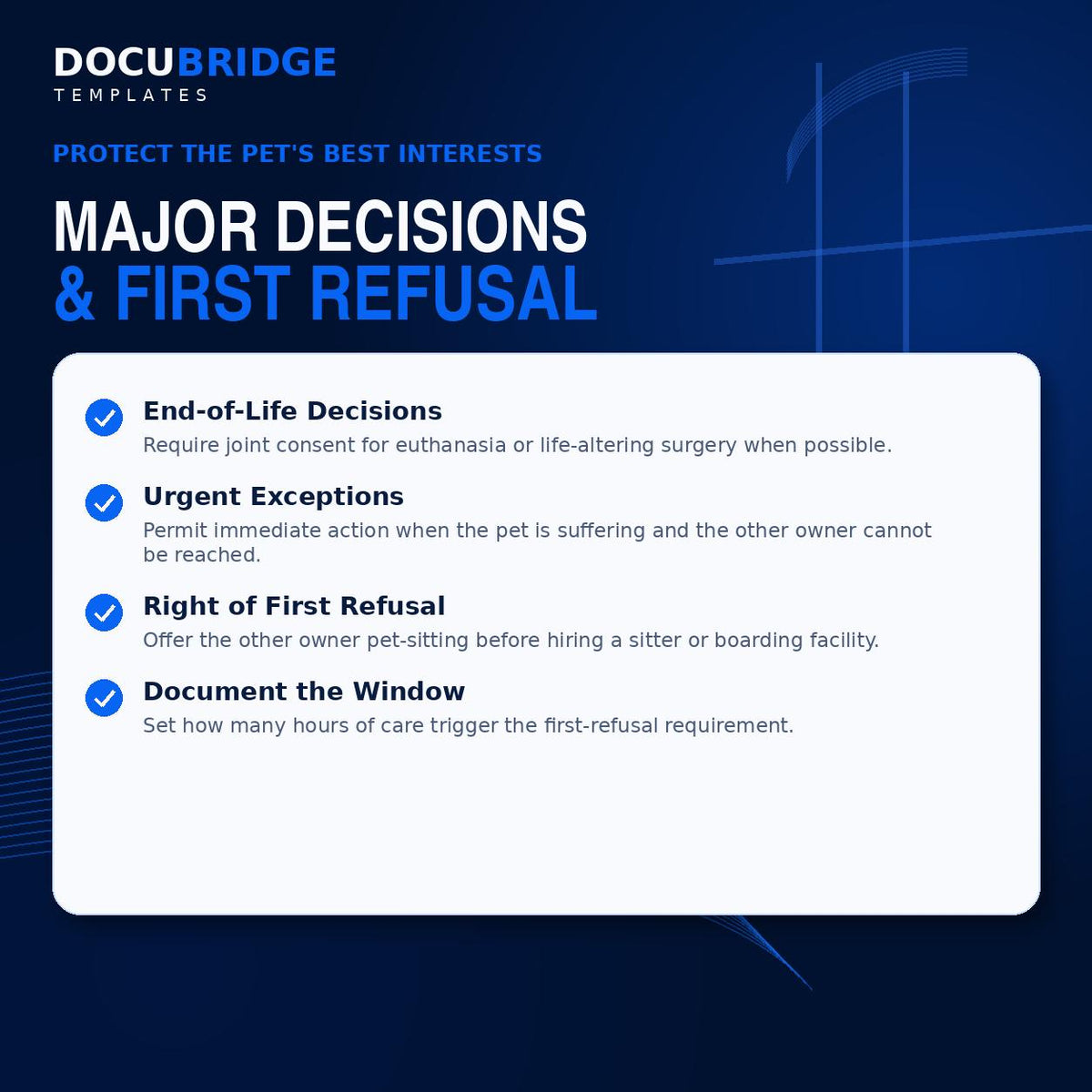 Pet Custody Agreement Template – Pet Co-Parenting, Visitation Schedule, Shared Expenses & Veterinary Care | PDF and Word