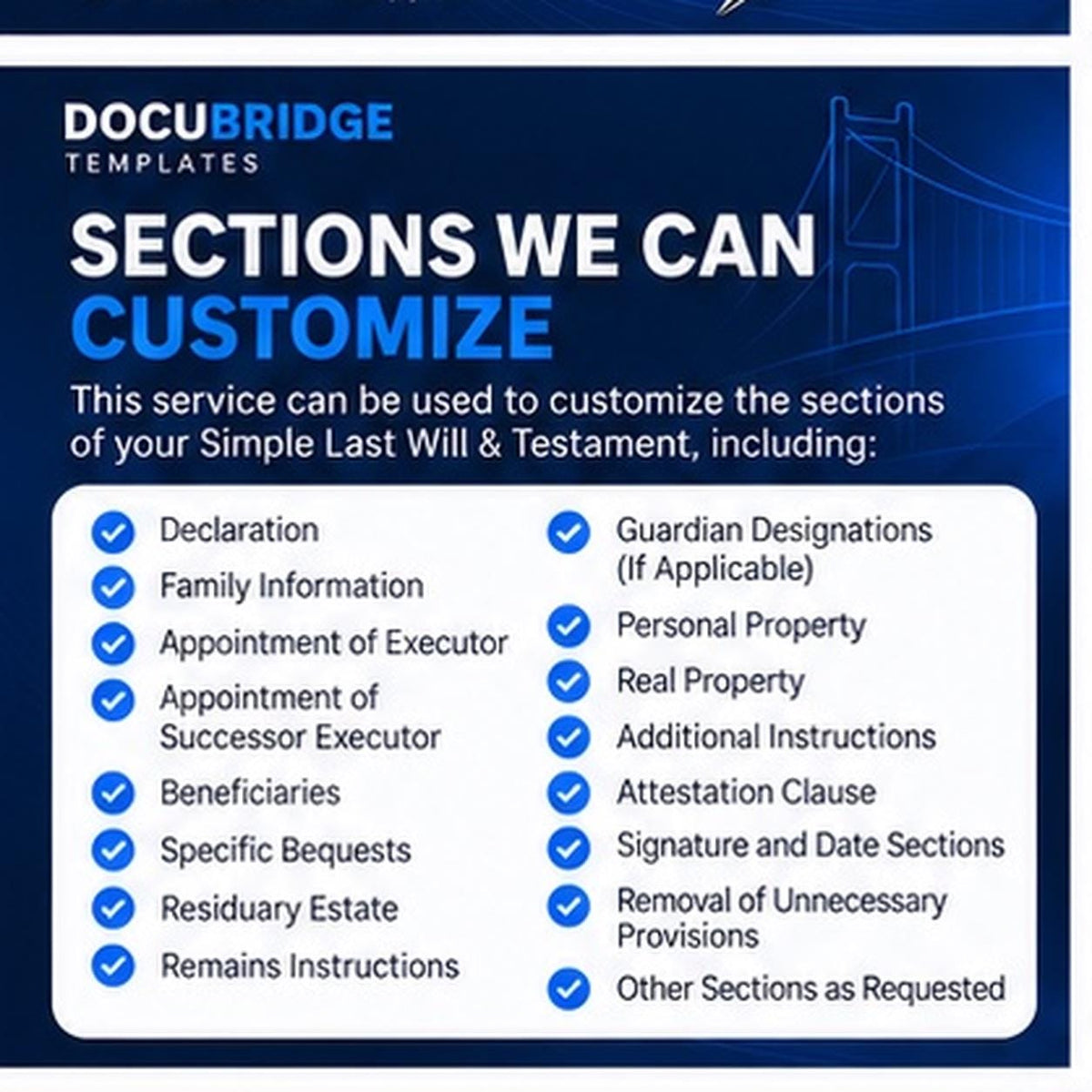 Simple Last Will & Testament Customization Service | Personalized Will Document Preparation | Estate Planning Will Editing and Formatting
