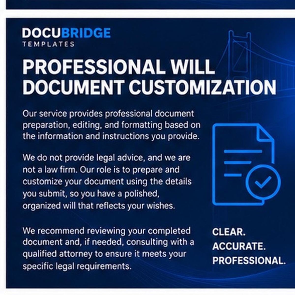 Simple Last Will & Testament Customization Service | Personalized Will Document Preparation | Estate Planning Will Editing and Formatting